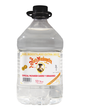 ANÍS MACHAQUITO EXTRA SECO BIDESTILADO ESPECIAL OBRADORES Y MACERACIÓN 55° % Vol. 300cl.
