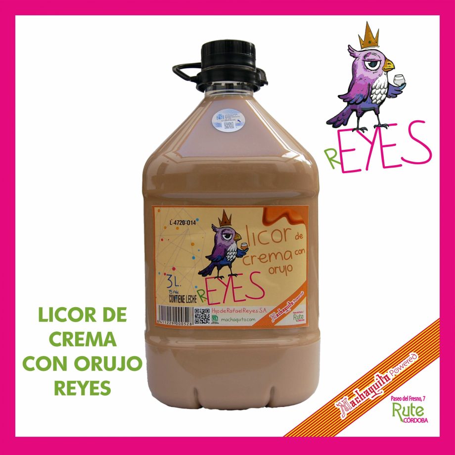 LICOR DE CREMA CON ORUJO 3L.