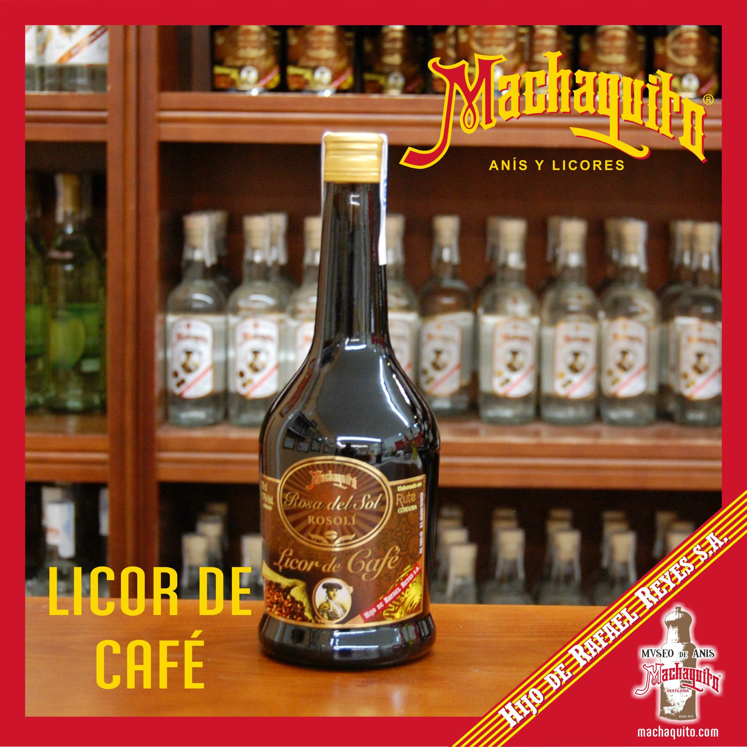 LICOR DE CAFÉ, Rosa del Sol o Rosoli 17° % Vol.
