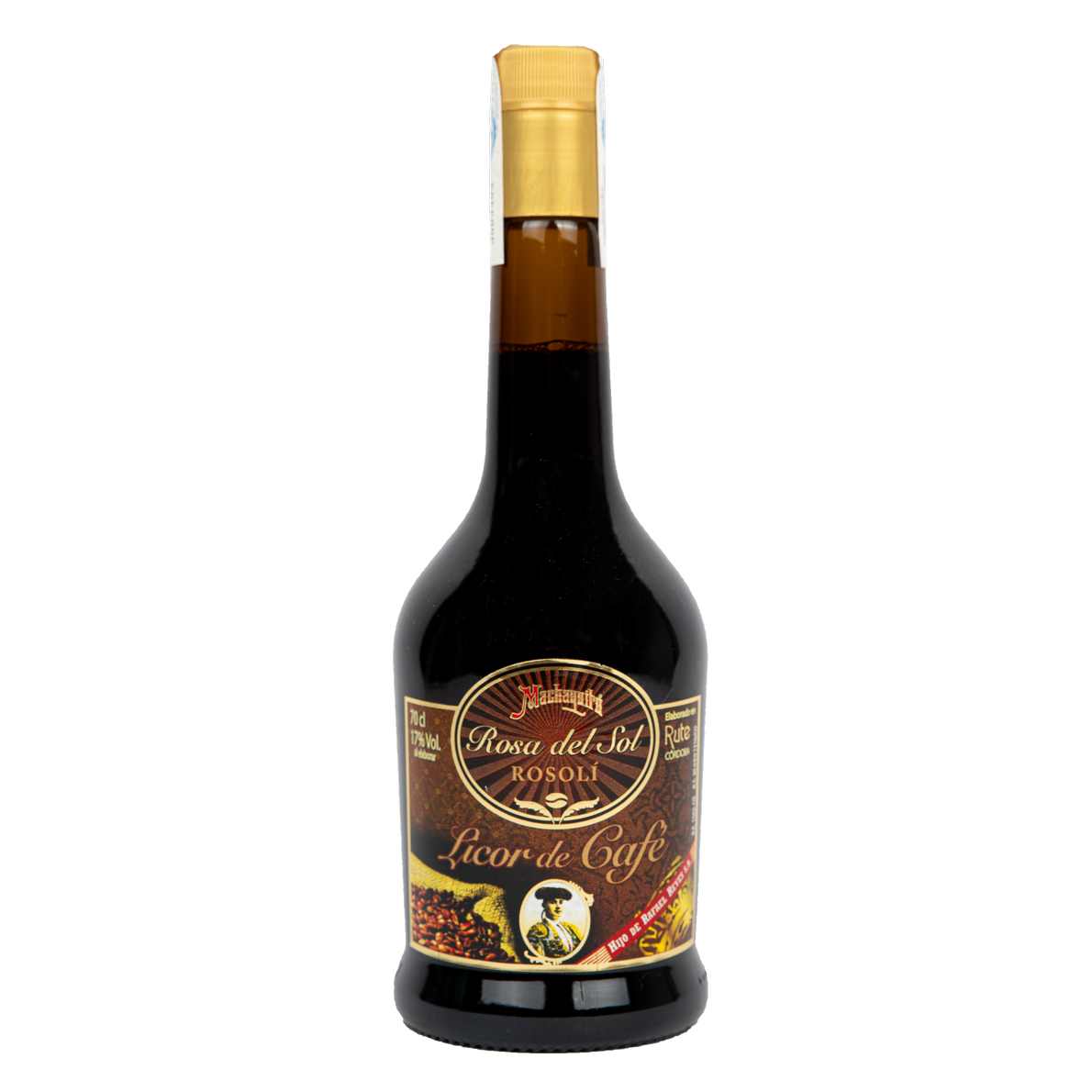 LICOR DE CAFÉ, Rosa del Sol o Rosoli 17° % Vol.