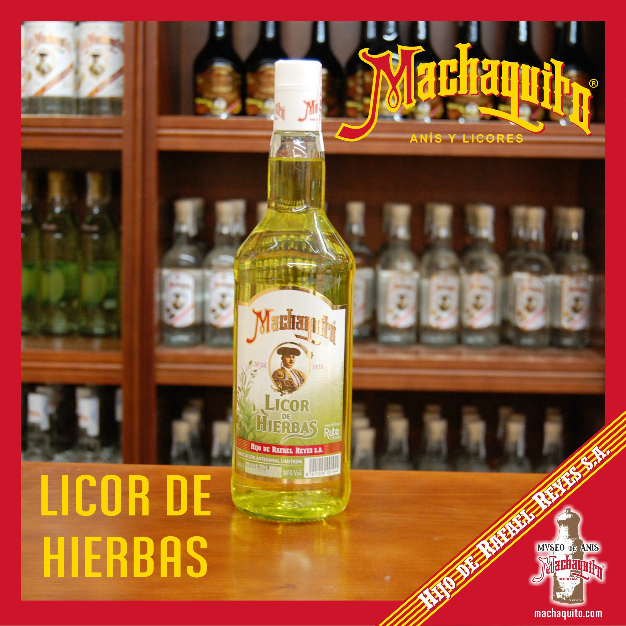 LICOR DE HIERBAS MACHAQUITO 30° % Vol.