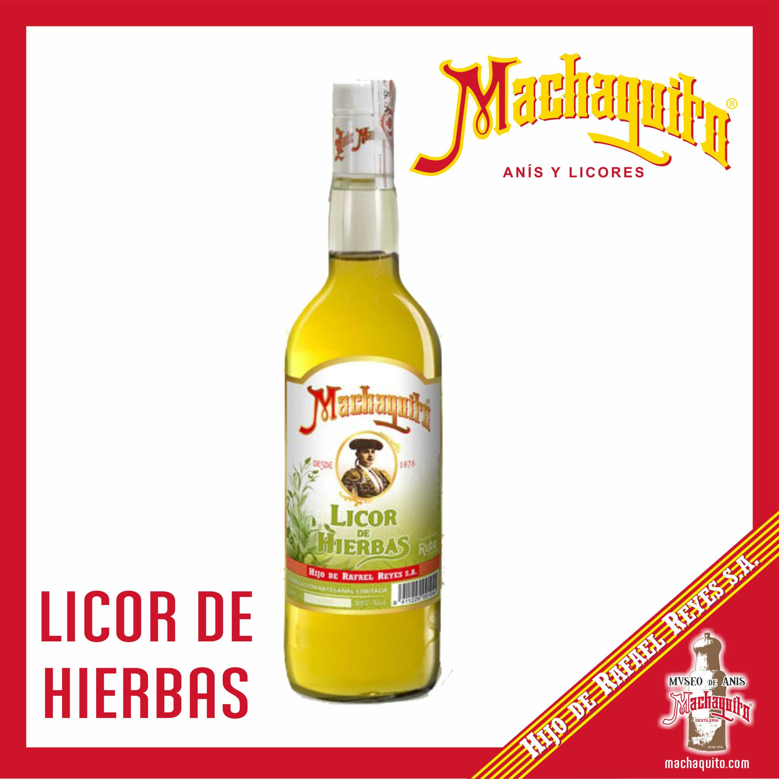LICOR DE HIERBAS MACHAQUITO 30° % Vol.