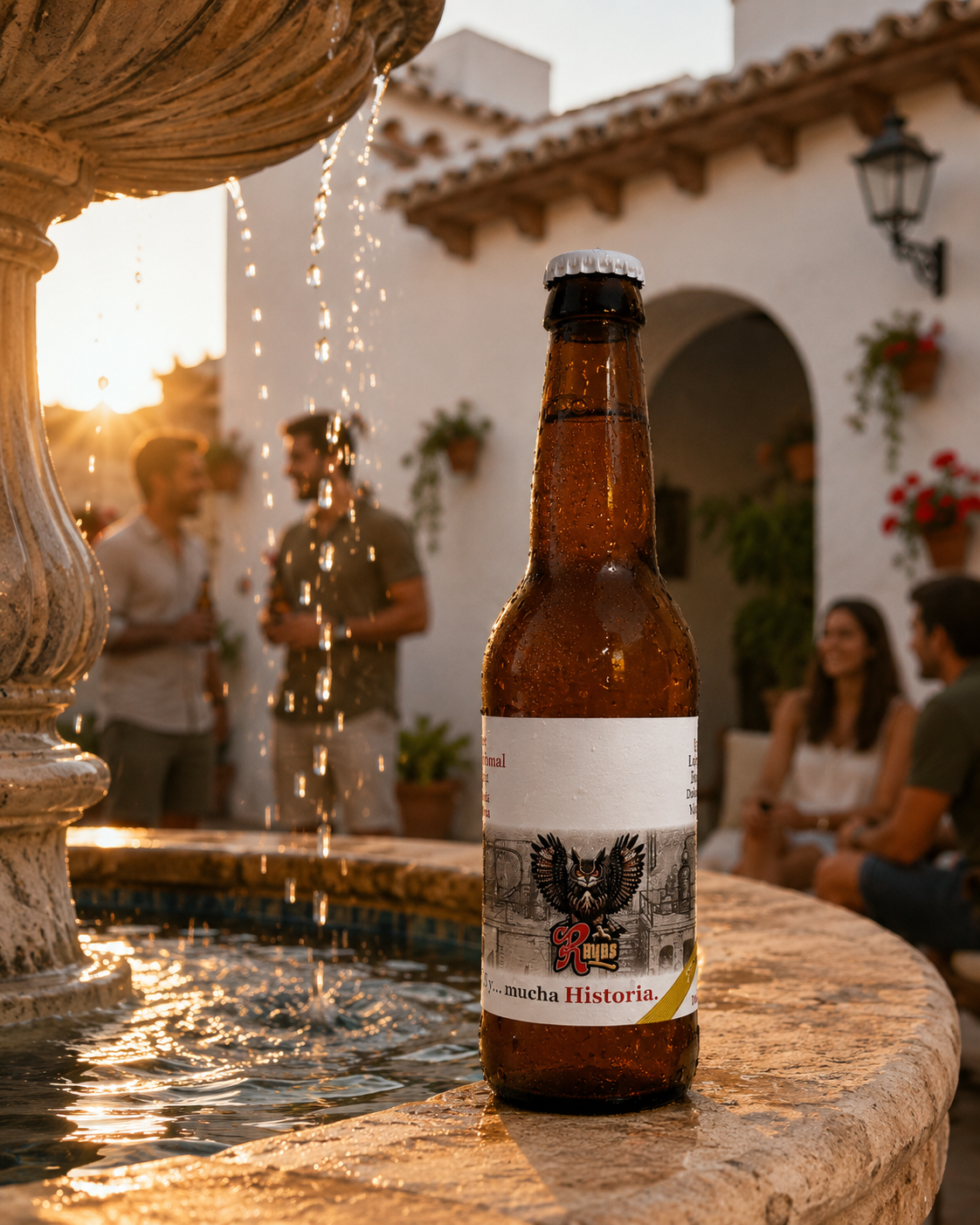 La Pócima Prohibida en el patio de la destilería